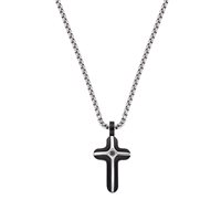 Necklace Amen Man Acciaio uomo in Steel Zircone ACCL1029 - ACCL1029